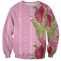 Women's Day Samoa Malu Tattoo Inspired Mix Teuila Sweatshirt Rose Pink LT7 Unisex Rose Pink - Polynesian Pride
