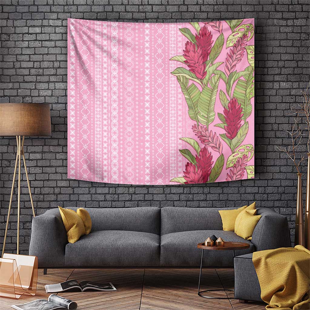 Women's Day Samoa Malu Tattoo Inspired Mix Teuila Tapestry Rose Pink LT7 Rose Pink - Polynesian Pride