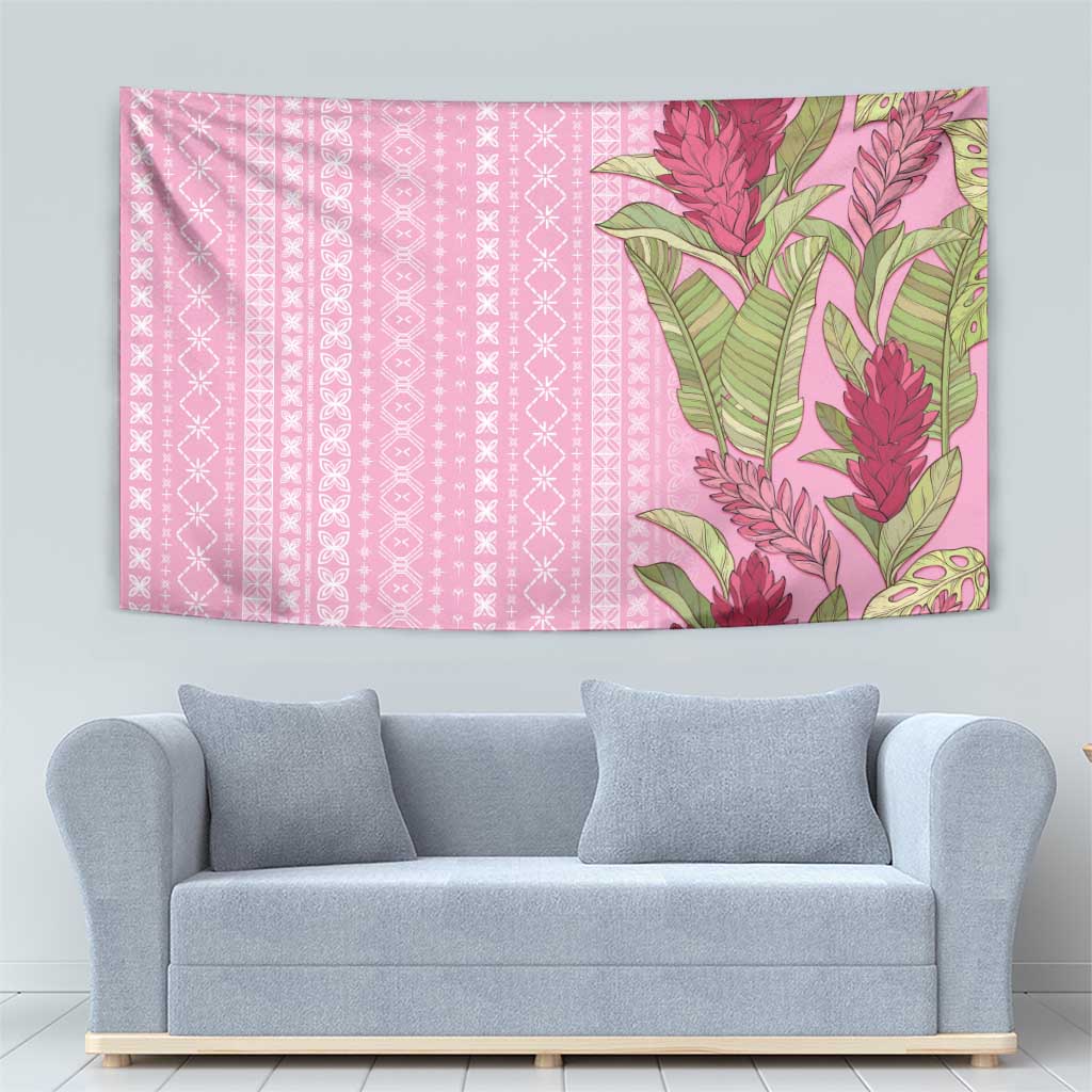 Women's Day Samoa Malu Tattoo Inspired Mix Teuila Tapestry Rose Pink LT7 - Polynesian Pride