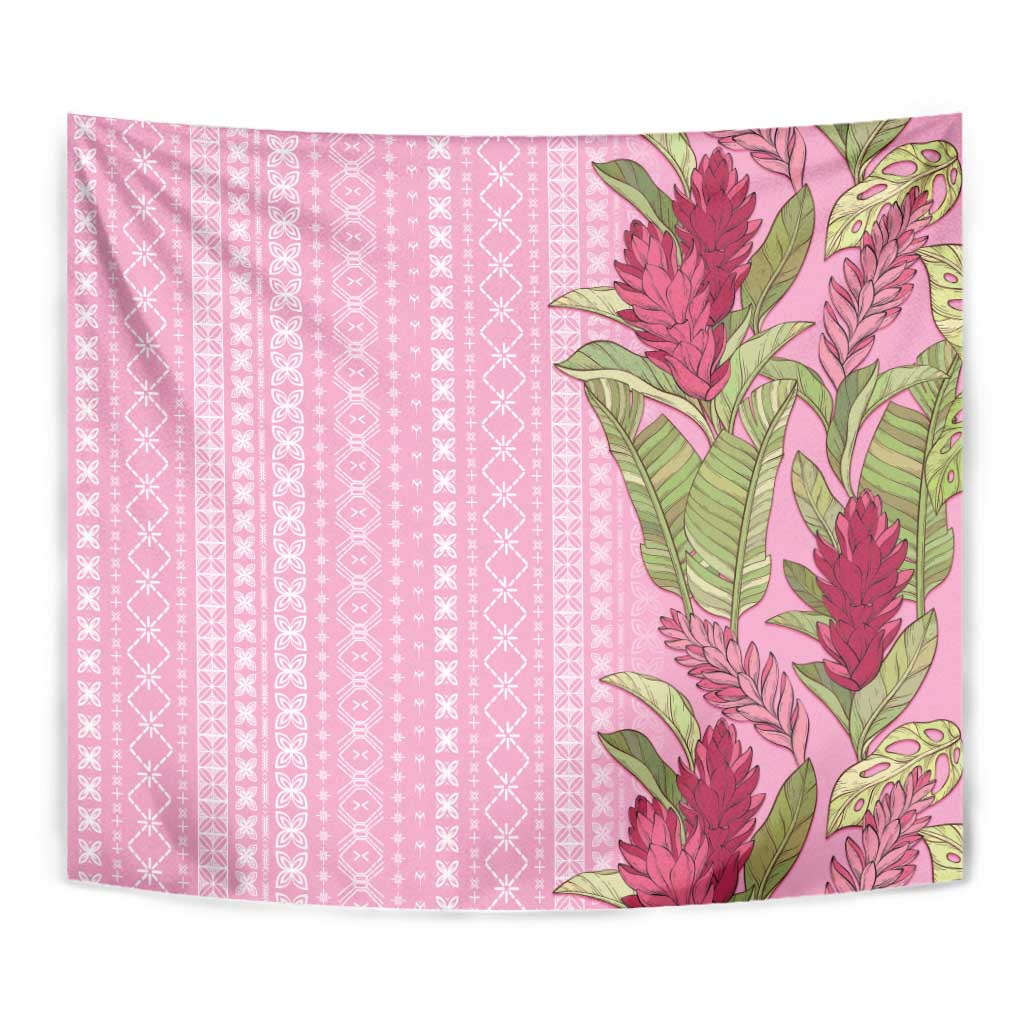 Women's Day Samoa Malu Tattoo Inspired Mix Teuila Tapestry Rose Pink LT7 - Polynesian Pride