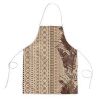 Women's Day Samoa Malu Tattoo Inspired Mix Teuila Apron Vintage Tapa LT7 Beige - Polynesian Pride