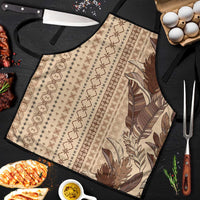 Women's Day Samoa Malu Tattoo Inspired Mix Teuila Apron Vintage Tapa LT7 Beige - Polynesian Pride
