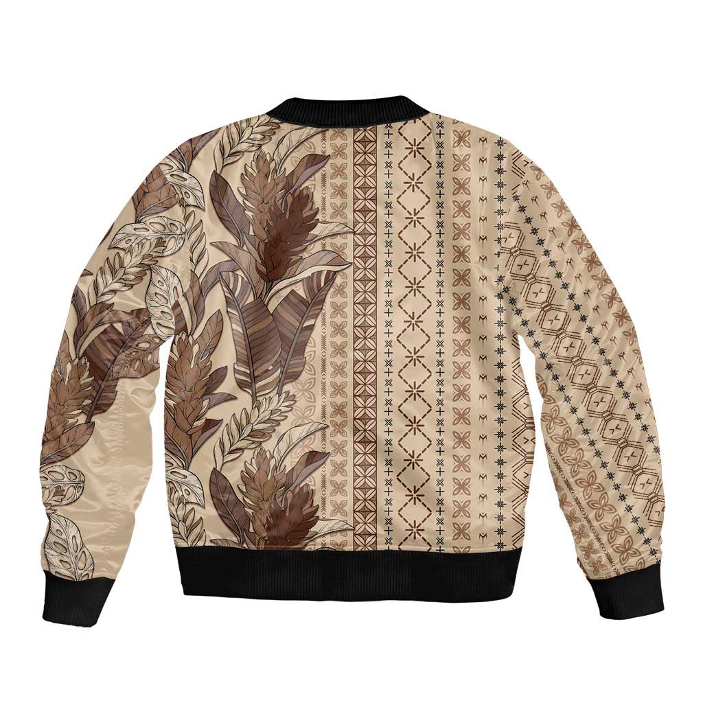 Women's Day Samoa Malu Tattoo Inspired Mix Teuila Bomber Jacket Vintage Tapa LT7 - Polynesian Pride