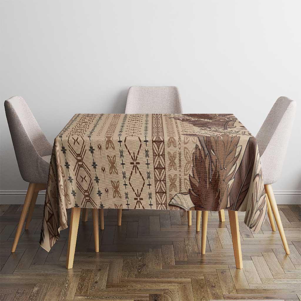 Women's Day Samoa Malu Tattoo Inspired Mix Teuila Tablecloth Vintage Tapa LT7 - Polynesian Pride