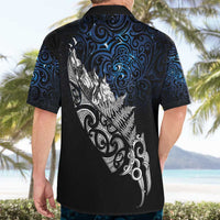 Maori Matariki Hawaiian Shirt Landscape Styled Fern - Galaxy LT7 - Polynesian Pride