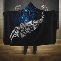 Maori Matariki Hooded Blanket Landscape Styled Fern - Galaxy LT7 - Polynesian Pride