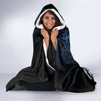Maori Matariki Hooded Blanket Landscape Styled Fern - Galaxy LT7 - Polynesian Pride