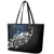 Maori Matariki Leather Tote Bag Landscape Styled Fern - Galaxy