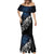 Maori Matariki Mermaid Dress Landscape Styled Fern - Galaxy