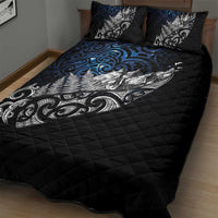 Maori Matariki Quilt Bed Set Landscape Styled Fern - Galaxy LT7 - Polynesian Pride