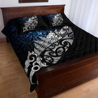 Maori Matariki Quilt Bed Set Landscape Styled Fern - Galaxy LT7 - Polynesian Pride
