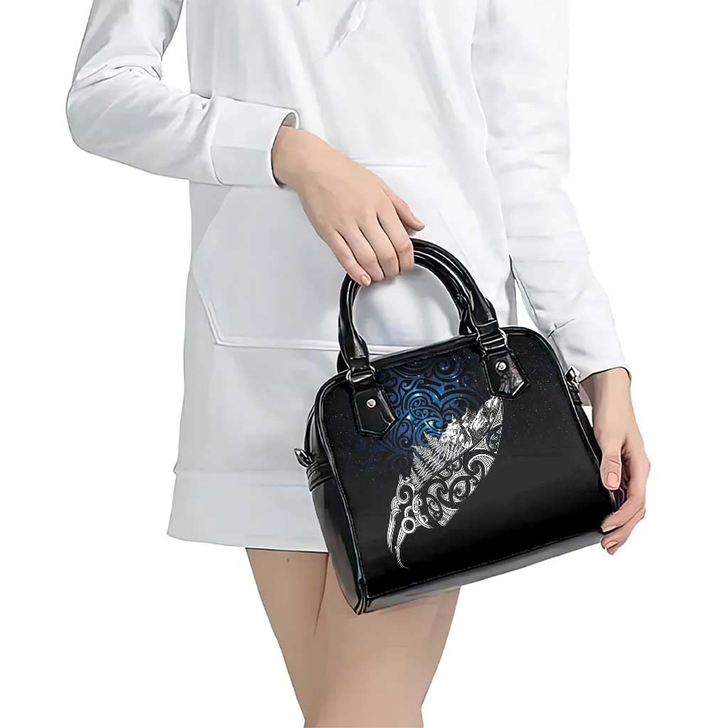 Maori Matariki Shoulder Handbag Landscape Styled Fern - Galaxy LT7 - Polynesian Pride