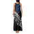 Maori Matariki Tank Maxi Dress Landscape Styled Fern - Galaxy