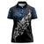 Maori Matariki Women Polo Shirt Landscape Styled Fern - Galaxy