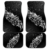 Maori Matariki Car Mats Landscape Styled Fern - Monochrome LT7 - Polynesian Pride