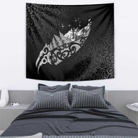 Maori Matariki Tapestry Landscape Styled Fern - Monochrome LT7 - Polynesian Pride