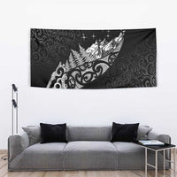 Maori Matariki Tapestry Landscape Styled Fern - Monochrome LT7 - Polynesian Pride