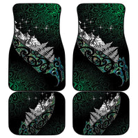 Maori Matariki Car Mats Landscape Styled Fern - Paua Shell LT7 - Polynesian Pride
