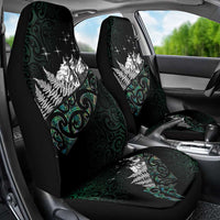 Maori Matariki Car Seat Cover Landscape Styled Fern - Paua Shell LT7 - Polynesian Pride