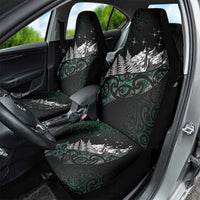 Maori Matariki Car Seat Cover Landscape Styled Fern - Paua Shell LT7 - Polynesian Pride