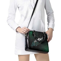 Maori Matariki Shoulder Handbag Landscape Styled Fern - Paua Shell LT7 - Polynesian Pride