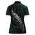 Maori Matariki Women Polo Shirt Landscape Styled Fern - Paua Shell