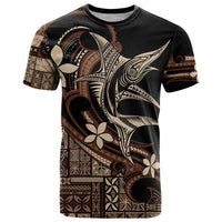 Samoa Manuia le Aso Tuto'atasi T Shirt Siapo Mamanu Mix Tatau Marlin LT7 Black - Polynesian Pride