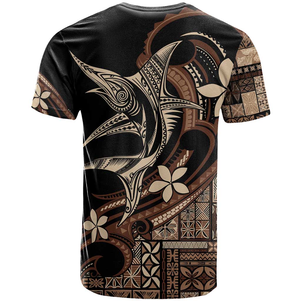 Samoa Manuia le Aso Tuto'atasi T Shirt Siapo Mamanu Mix Tatau Marlin LT7 - Polynesian Pride