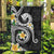 Kanaka Maoli Hawaii Plumeria Garden Flag Dancing Tentacles Black Style