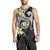 Kanaka Maoli Hawaii Plumeria Men Tank Top Dancing Tentacles Black Style