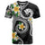 Kanaka Maoli Hawaii Plumeria T Shirt Dancing Tentacles Black Style