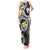 Kanaka Maoli Hawaii Plumeria Tank Maxi Dress Dancing Tentacles Black Style