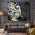 Kanaka Maoli Hawaii Plumeria Tapestry Dancing Tentacles Black Style