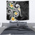 Kanaka Maoli Hawaii Plumeria Tapestry Dancing Tentacles Black Style