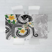 Kanaka Maoli Hawaii Plumeria Tablecloth Dancing Tentacles White Style LT7 White - Polynesian Pride