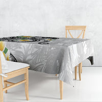 Kanaka Maoli Hawaii Plumeria Tablecloth Dancing Tentacles White Style LT7 - Polynesian Pride