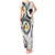 Kanaka Maoli Hawaii Plumeria Tank Maxi Dress Dancing Tentacles White Style