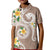 Kanaka Maoli Hawaii Plumeria Kid Polo Shirt Dancing Tentacles Beige Style