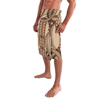 Bula Fiji Vintage Lavalava Brown Masi Motifs LT7 - Polynesian Pride