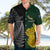 Personalised New Zealand Mix South Africa Rugby Hawaiian Shirt Protea Vs. Silver Ferns LT7 - Polynesian Pride