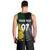 Personalised New Zealand Mix South Africa Rugby Men Tank Top Protea Vs. Silver Ferns LT7 - Polynesian Pride