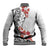 Bula Fiji Day Baseball Jacket Tagimaucia on Masi Pattern