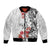 Bula Fiji Day Bomber Jacket Tagimaucia on Masi Pattern