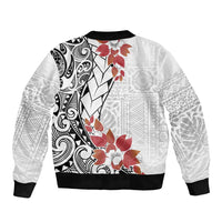 Bula Fiji Day Bomber Jacket Tagimaucia on Masi Pattern LT7 - Polynesian Pride