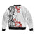 Bula Fiji Day Bomber Jacket Tagimaucia on Masi Pattern