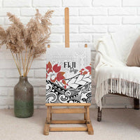 Bula Fiji Day Canvas Wall Art Tagimaucia on Masi Pattern LT7 - Polynesian Pride