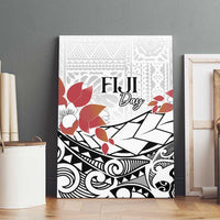 Bula Fiji Day Canvas Wall Art Tagimaucia on Masi Pattern LT7 - Polynesian Pride