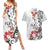 Bula Fiji Day Couples Matching Summer Maxi Dress and Hawaiian Shirt Tagimaucia on Masi Pattern