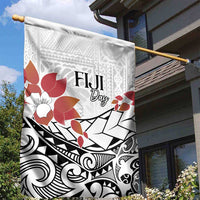 Bula Fiji Day Garden Flag Tagimaucia on Masi Pattern LT7 - Polynesian Pride