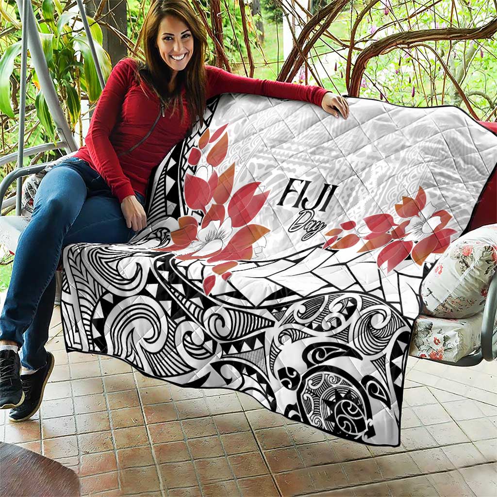 Bula Fiji Day Quilt Tagimaucia on Masi Pattern LT7 - Polynesian Pride